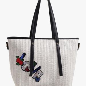 MKF COLLECTION - Hampton Woven Beach‎ Tote Bag